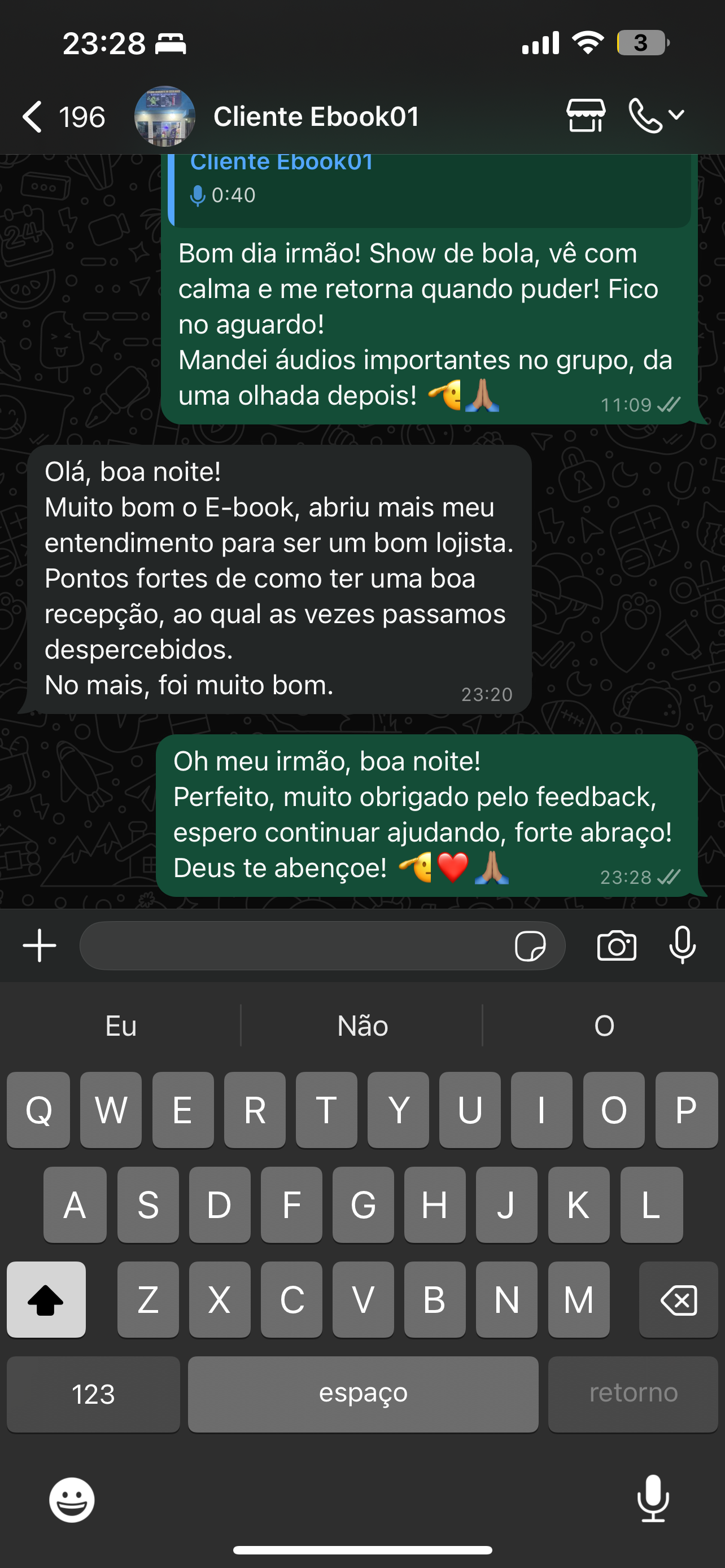 Feedback Cliente 3